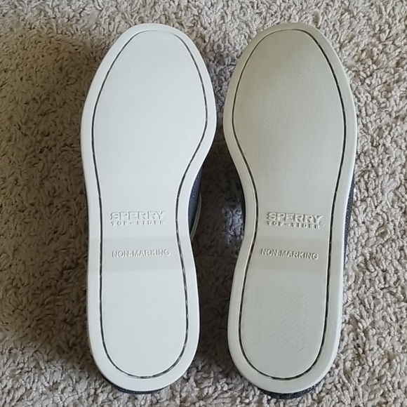 Sperry Vida Brushed Silver Metallic Boat Shoes - Picture 14 of 15